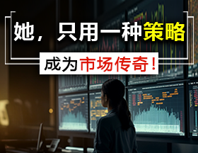 她，只用一种策略，成为市场传奇！