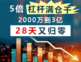 5倍杠杆满仓干！2000万到3亿，28天又归零！