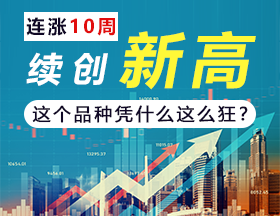 连涨10周，续创新高，这个品种凭什么这么狂？
